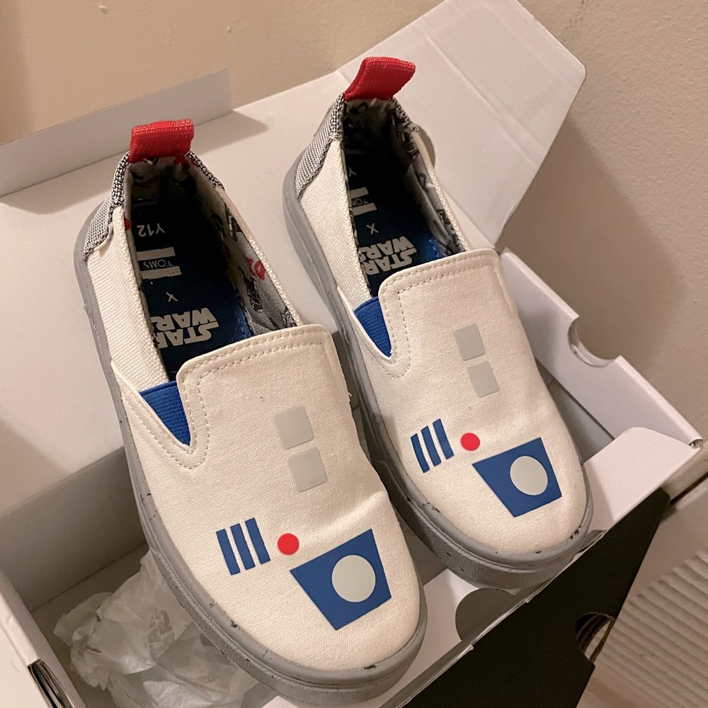 Youth Toms R2-D2 Shoes